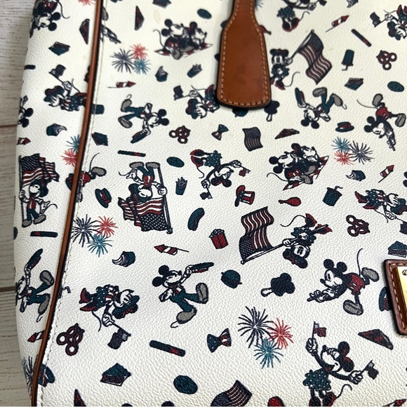 Dooney & Bourke Disney Mickey & Minnie Americana 20 Tote Bag - Picture 3 of 16